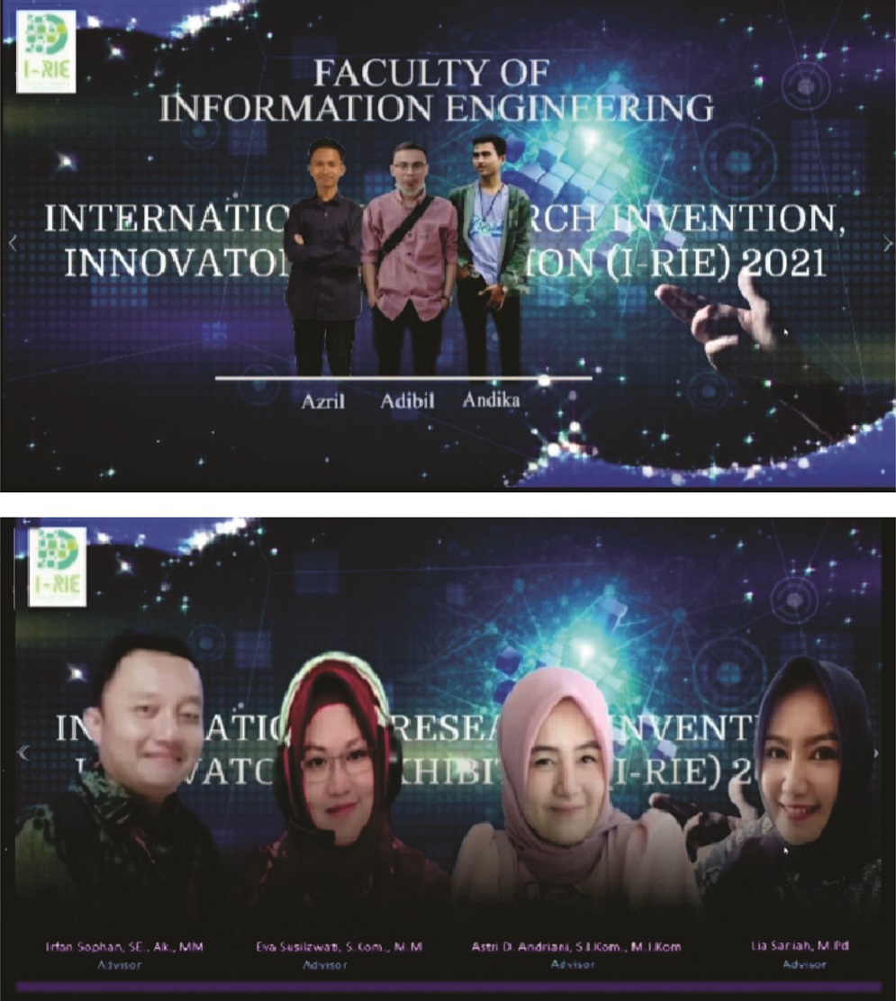  Fakultas Ilmu Komunikasi dan Fakultas Teknik UNPI Menyabet Medali Perunggu Dalam Kompetisi i-RIE 2021 di Malaysia