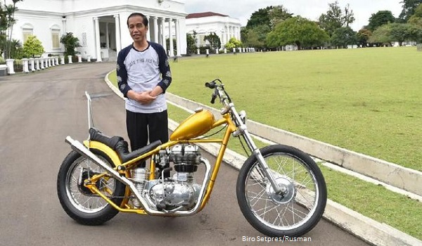 Beli Motor Modifikasi, Jokowi Pacu Anak Muda Berkarya