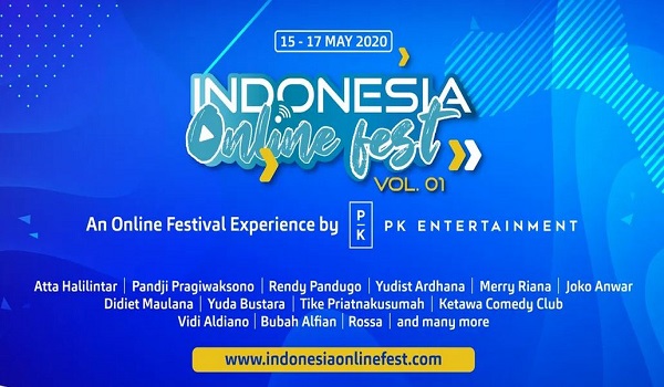 Indonesia Online Fest 2020 digelar 15-17 Mei